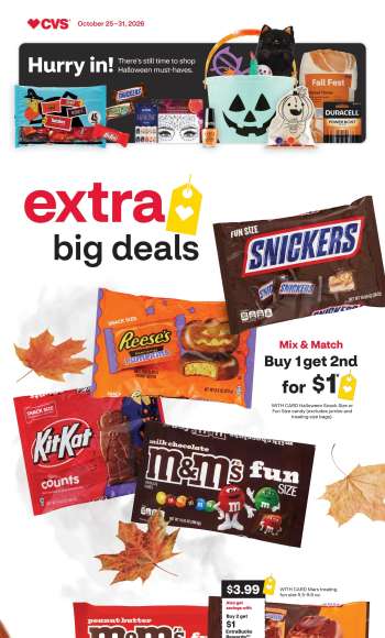 CVS Pharmacy Flyer - 10/25/2026 - 10/31/2026.