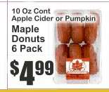 Maple Donuts 6 Pack