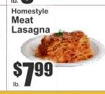Homestyle Meat Lasagna