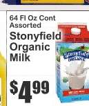 Stonyfield Organic Milk