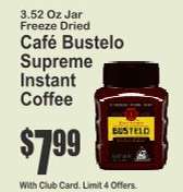 Café Bustelo Supreme Instant Coffee