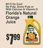 Florida's Natural Orange Juice
