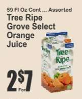 Tree Ripe Grove Select Orange Juice