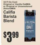 Califia Barista Blend