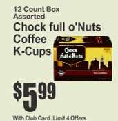 Chock full o'Nuts Coffee K-Cups