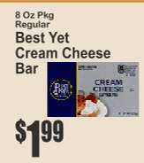 Best Yet Cream Cheese Bar