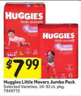 Huggies Little Movers Jumbo Pack
