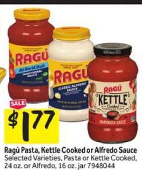 Ragú Pasta, Kettle Cooked or Alfredo Sauce