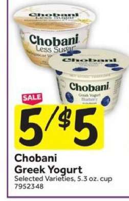 Chobani Greek Yogurt