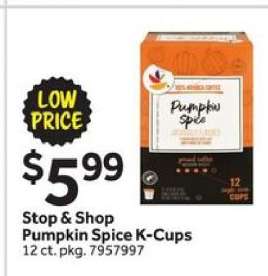 Stop & Shop Pumpkin Spice K-Cups