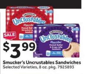 Smucker's Uncrustables Sandwiches