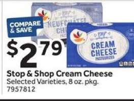 Stop & Shop Cream Cheese