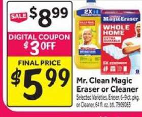 Mr. Clean Magic Eraser or Cleaner