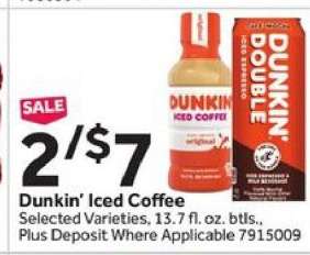 Dunkin' Iced Coffee