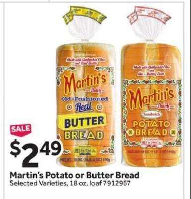Martin's Potato or Butter Bread