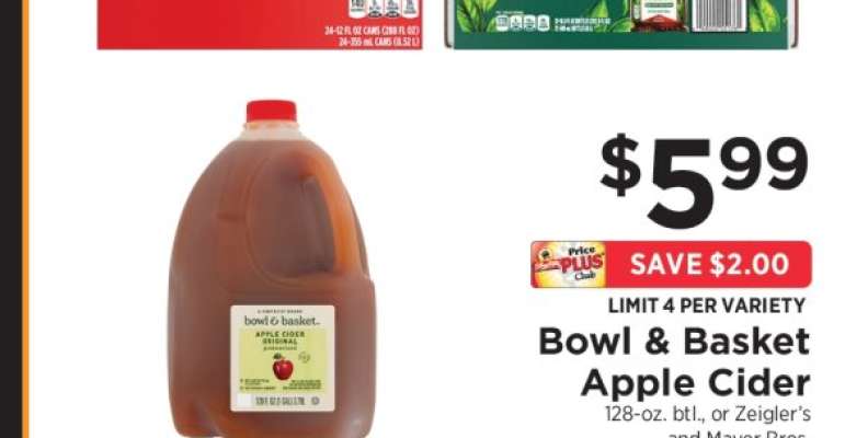 Bowl & Basket Apple Cider