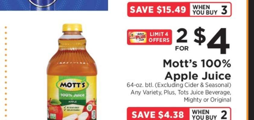 Mott's 100% Apple Juice