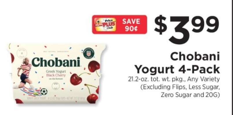 Chobani Yogurt 4-Pack