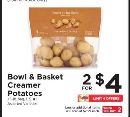 Bowl & Basket Creamer Potatoes