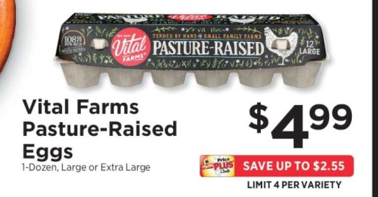 Vital Farms Pasture Raised Eggs
