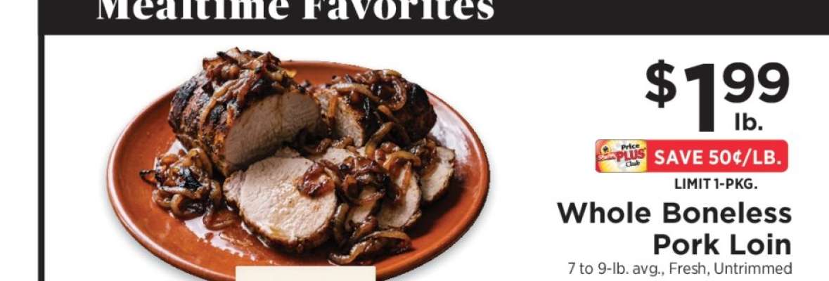 Whole Boneless Pork Loin