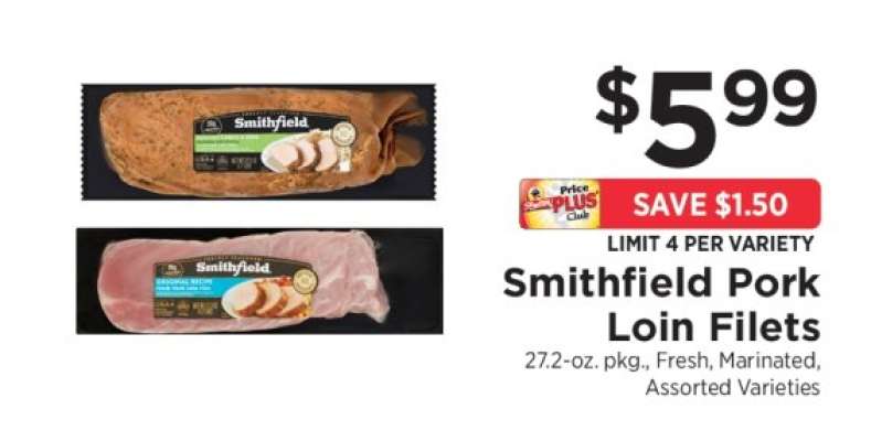 Smithfield Pork Loin Filets