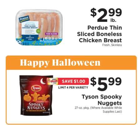 Perdue Thin Sliced Boneless Chicken Breast