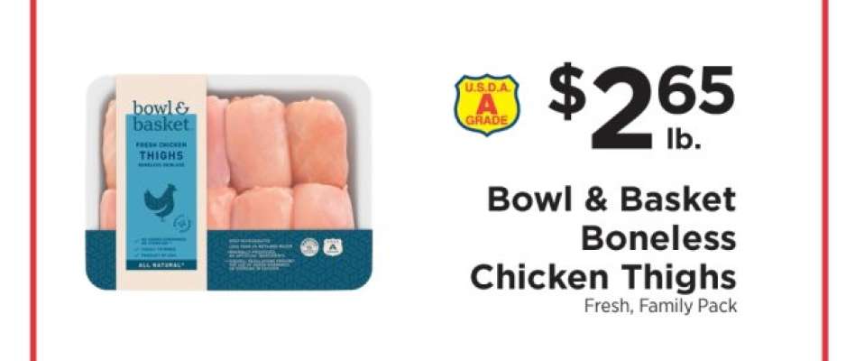 Bowl & Basket Boneless Chicken Thighs
