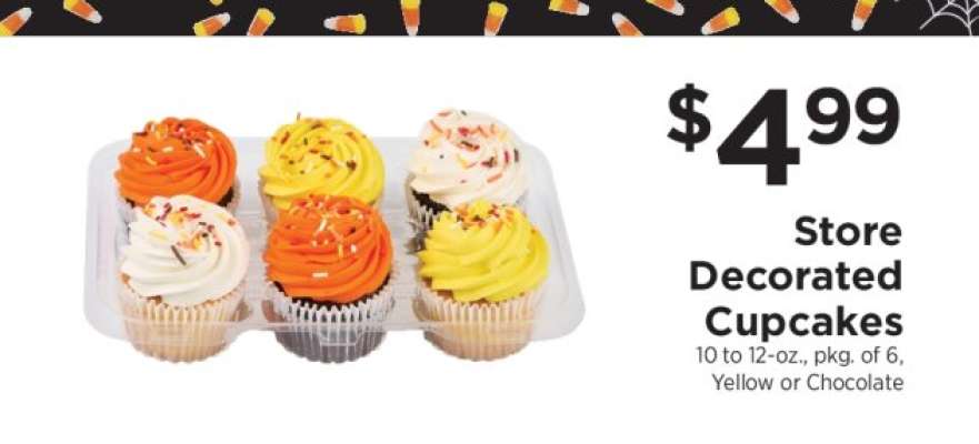 Store Decorated Cupcakes