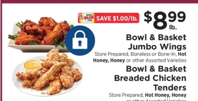Bowl & Basket Jumbo Wings