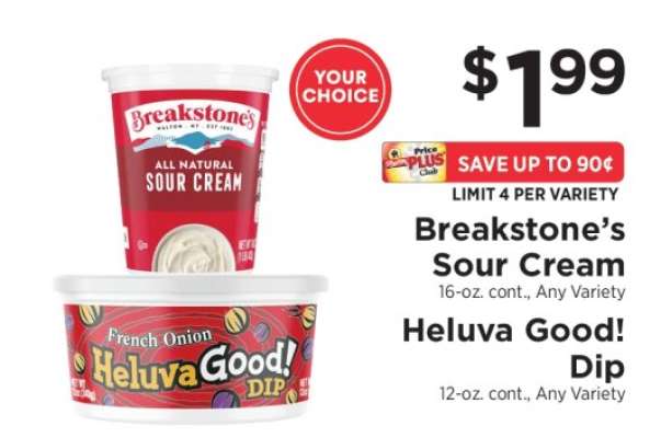 Breakstone's Sour Cream & Heluva Good! Dip