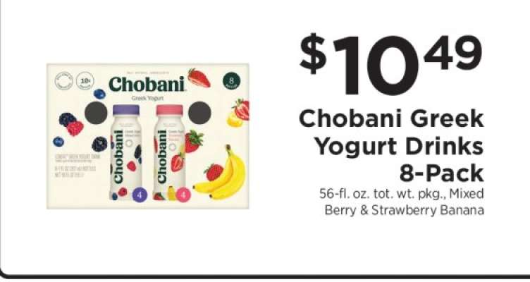 Chobani Greek Yogurt Drinks 8-Pack