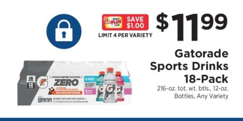 Gatorade Sports Drinks 18-Pack