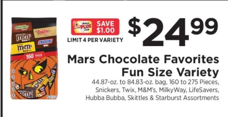 Mars Chocolate Favorites Fun Size Variety