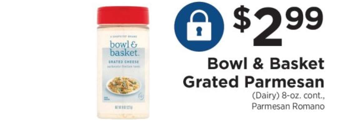 Bowl & Basket Grated Parmesan