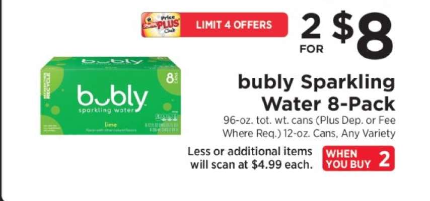 bubly Sparkling Water 8-Pack