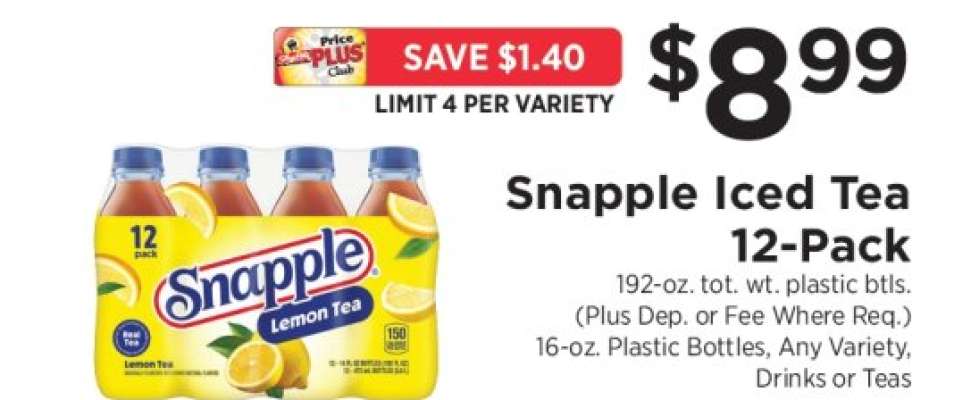 Snapple Iced Tea 12-Pack