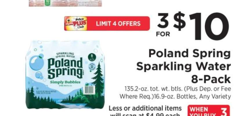 Poland Spring Sparkling Water 8-Pack
