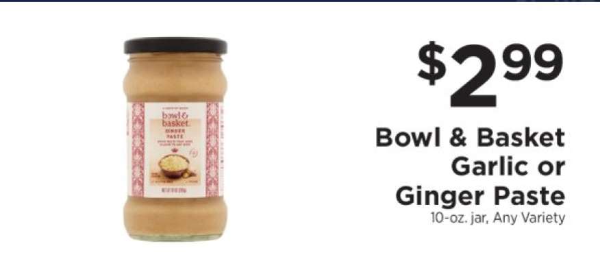 Bowl & Basket Garlic or Ginger Paste