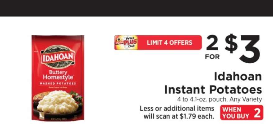 Idahoan Instant Potatoes