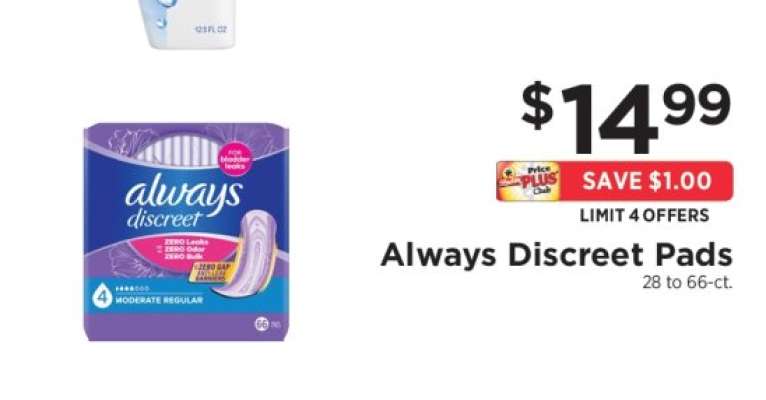 Always Discreet Pads
