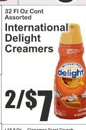 International Delight Creamers