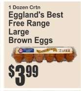Eggland's Best Free Range Large Brown Eggs
