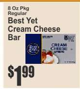 Best Yet Cream Cheese Bar