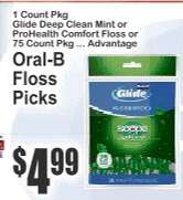 Oral B Floss Picks