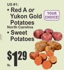 Red A or Yukon Gold Potatoes