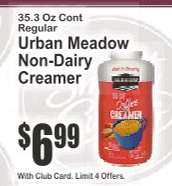 Urban Meadow Non-Dairy Creamer