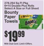 Bounty Paper Towels