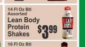 Lean Body Protein Shakes