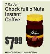 Chock full o'Nuts Instant Coffee